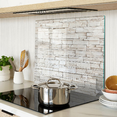 Glass kitchen board Slate stone