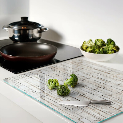 Glass kitchen board Slate stone