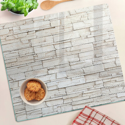 Glass kitchen board Slate stone