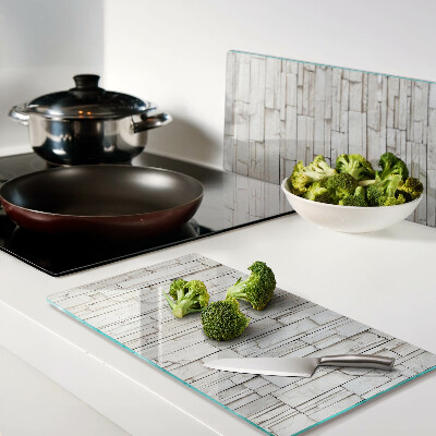 Glass kitchen board Slate stone