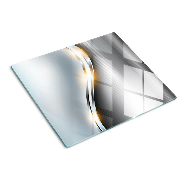 Glass kitchen board Abstract pattern with lines