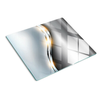 Glass kitchen board Abstract pattern with lines