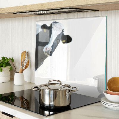 Glass kitchen board Interesting cow