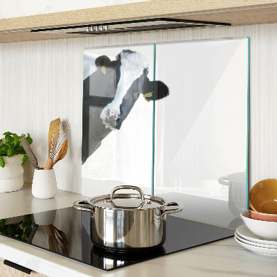 Glass kitchen board Interesting cow