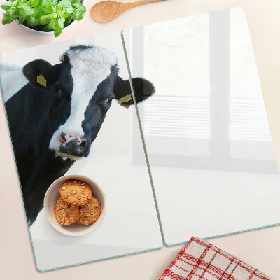 Glass kitchen board Interesting cow