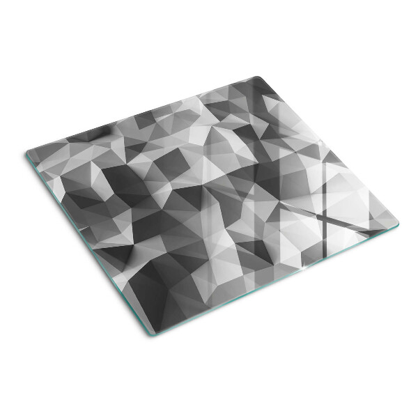 Glass chopping board Abstract geometric pattern