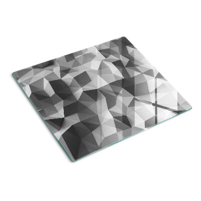 Glass chopping board Abstract geometric pattern