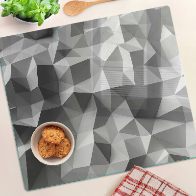 Glass chopping board Abstract geometric pattern
