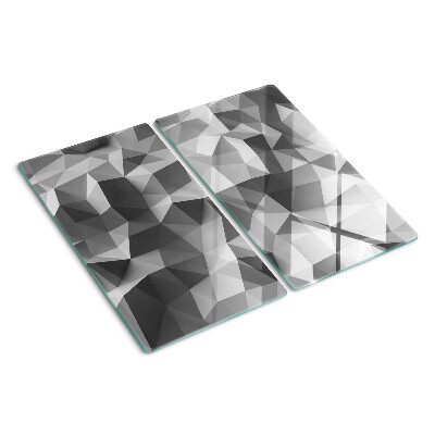 Glass chopping board Abstract geometric pattern