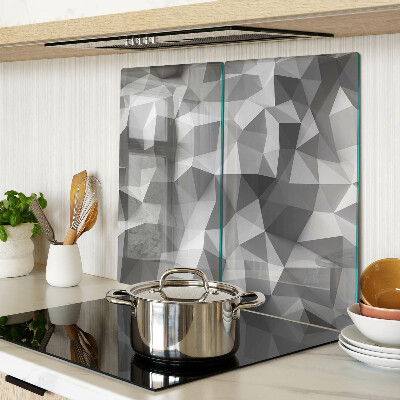 Glass chopping board Abstract geometric pattern