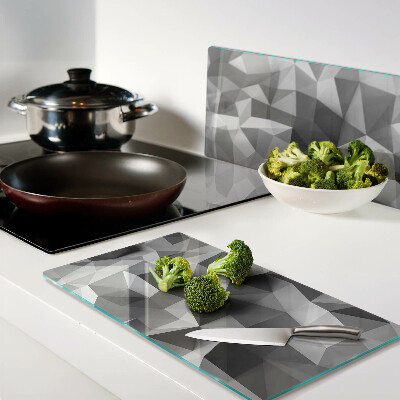 Glass chopping board Abstract geometric pattern