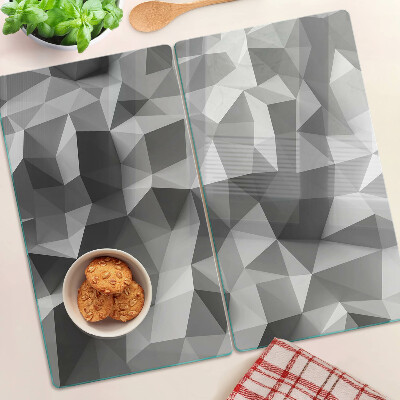 Glass chopping board Abstract geometric pattern