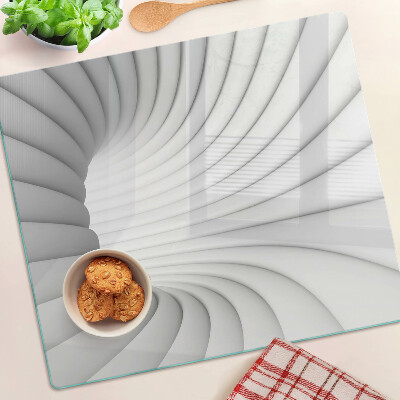 Glass chopping board Spiral interior