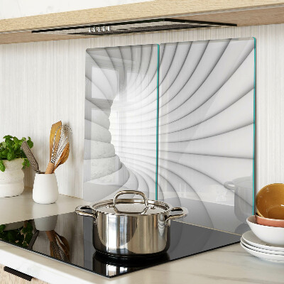 Glass chopping board Spiral interior