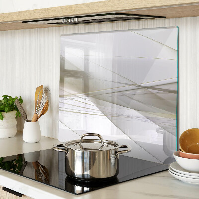 Glass chopping board Abstract lines and shapes