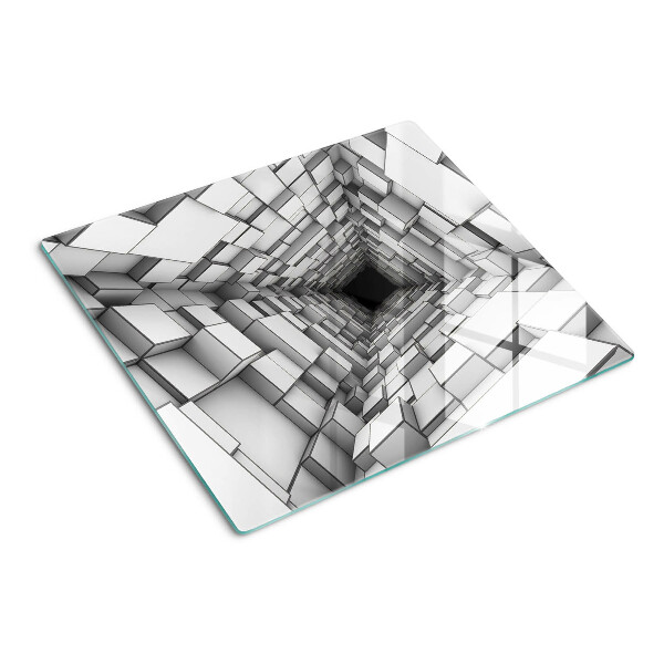 Glass kitchen board 3D Cube Maze