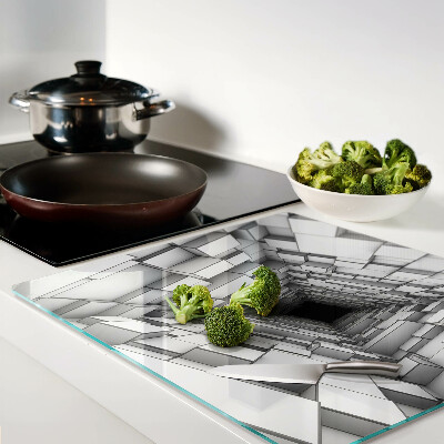 Glass kitchen board 3D Cube Maze