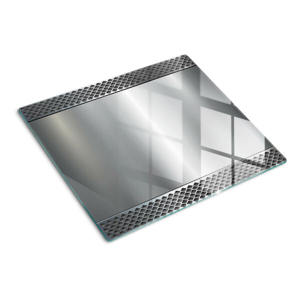 Glass kitchen board Diamond mesh