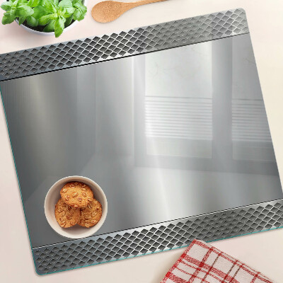 Glass kitchen board Diamond mesh