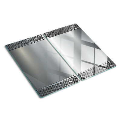 Glass kitchen board Diamond mesh