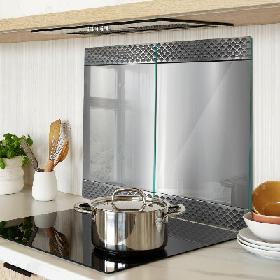 Glass kitchen board Diamond mesh