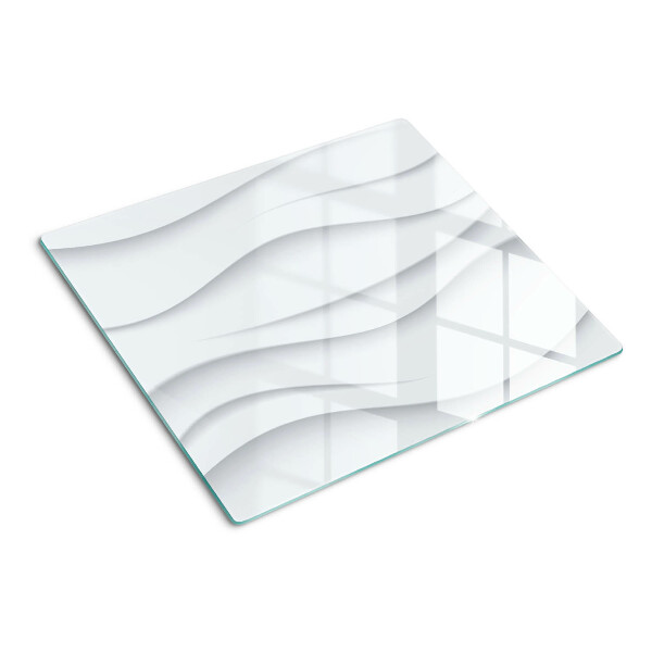 Glass kitchen board Waves and lines