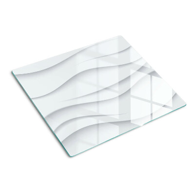 Glass kitchen board Waves and lines