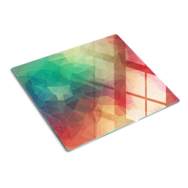 Glass kitchen board Abstract geometric pattern