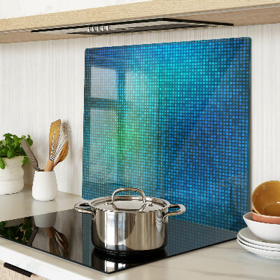 Glass chopping board Color gradient in shades of blue
