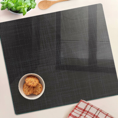 Glass chopping board Geometry of lines and shadows