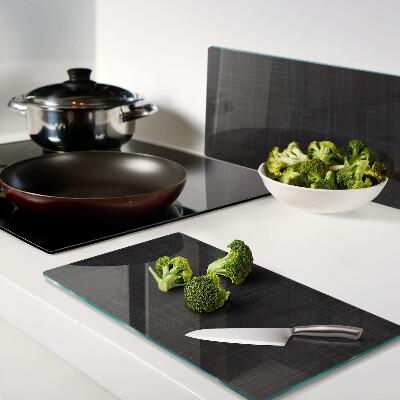 Glass chopping board Geometry of lines and shadows