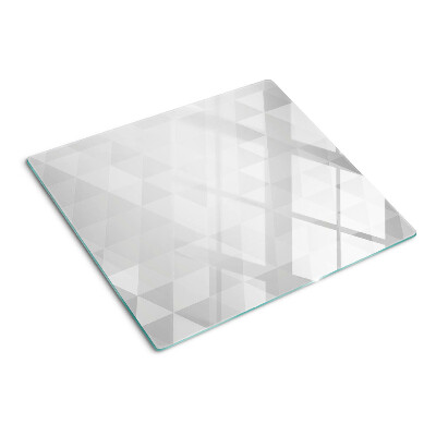 Glass chopping board Geometric patterns in shades of gray