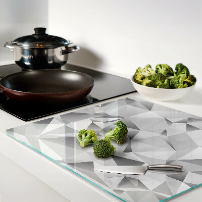 Glass chopping board Diamond pattern