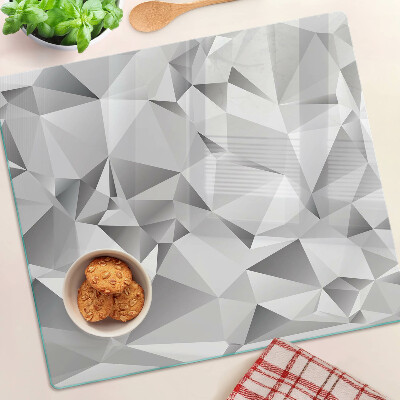 Glass chopping board Diamond pattern