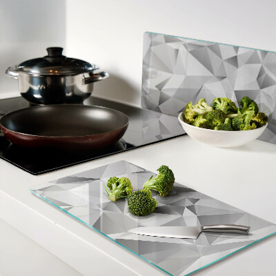 Glass chopping board Diamond pattern