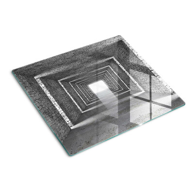 Glass chopping board The illusion of depth in architecture