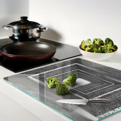 Glass chopping board The illusion of depth in architecture