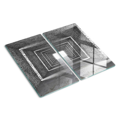 Glass chopping board The illusion of depth in architecture