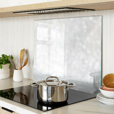 Glass kitchen board Glittering bokeh with light effect