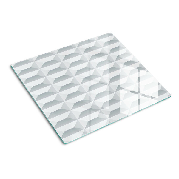Glass chopping board 3D Cube Geometry