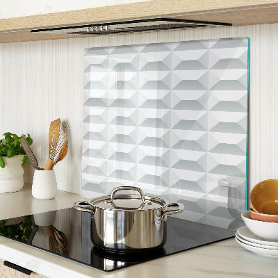Glass chopping board 3D Cube Geometry