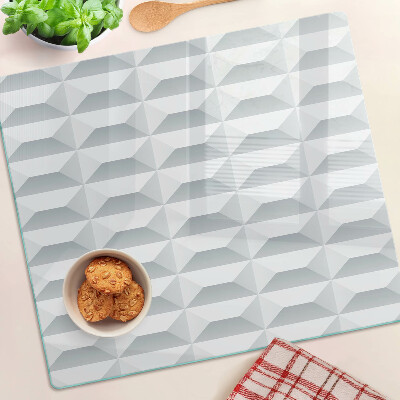 Glass chopping board 3D Cube Geometry