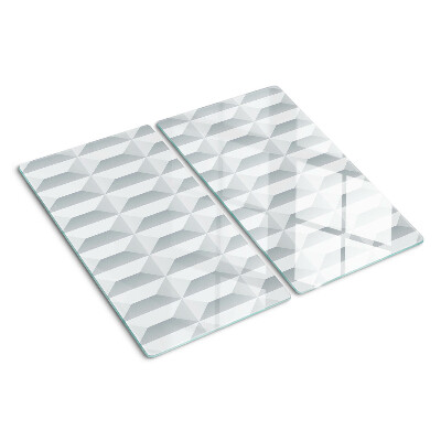 Glass chopping board 3D Cube Geometry