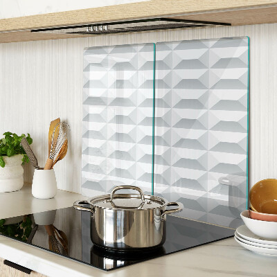 Glass chopping board 3D Cube Geometry