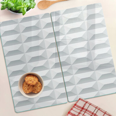 Glass chopping board 3D Cube Geometry