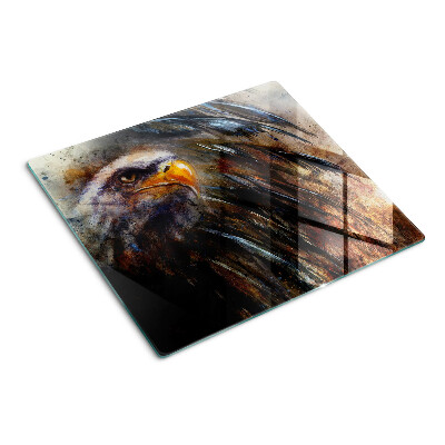 Glass kitchen board Eagle in motion
