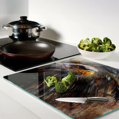 Glass kitchen board Eagle in motion