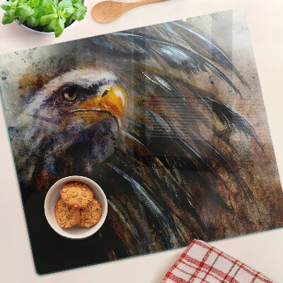 Glass kitchen board Eagle in motion