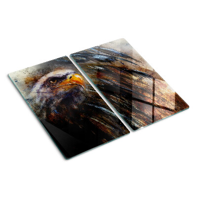 Glass kitchen board Eagle in motion