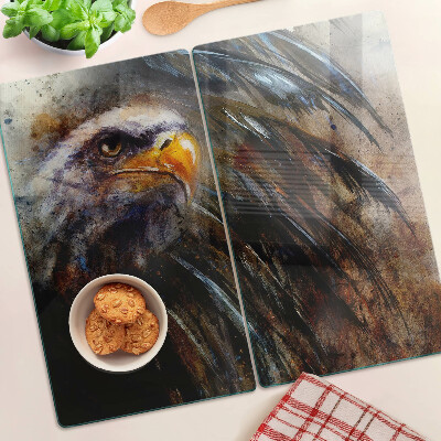 Glass kitchen board Eagle in motion